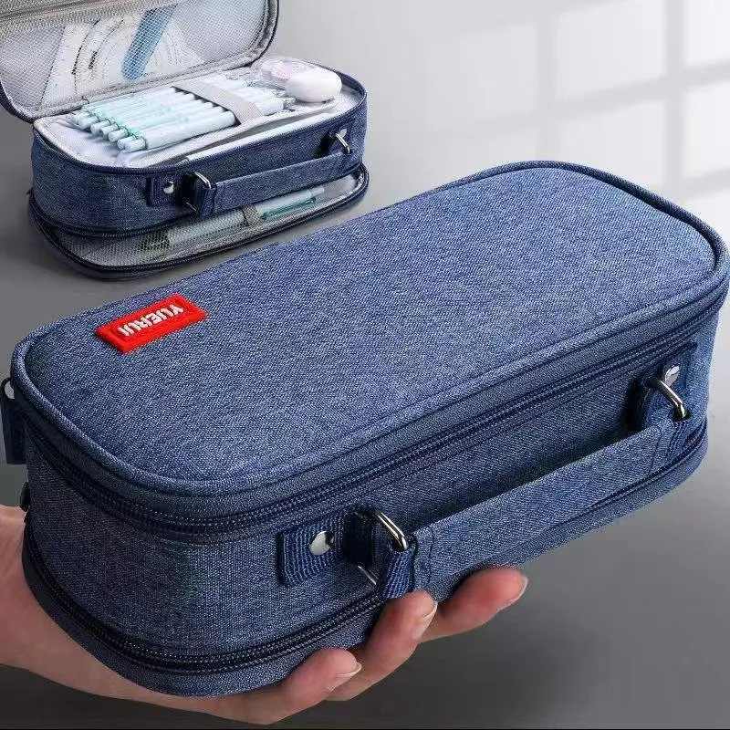 

Pencil Case for Boys Girls 5-layer Large Capacity Box Waterproof Pen Pouch Students Back To School Office Supplies Stationery