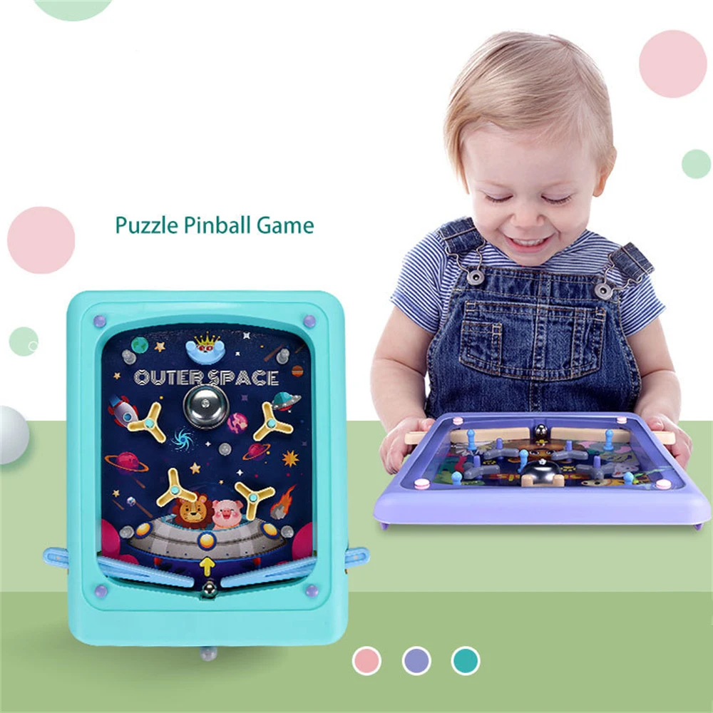 

Children Desktop Pinball Game Machine Fun Parent-Child Interactive Pinball Games Toys Kids Table Shooting Board Games Party Game