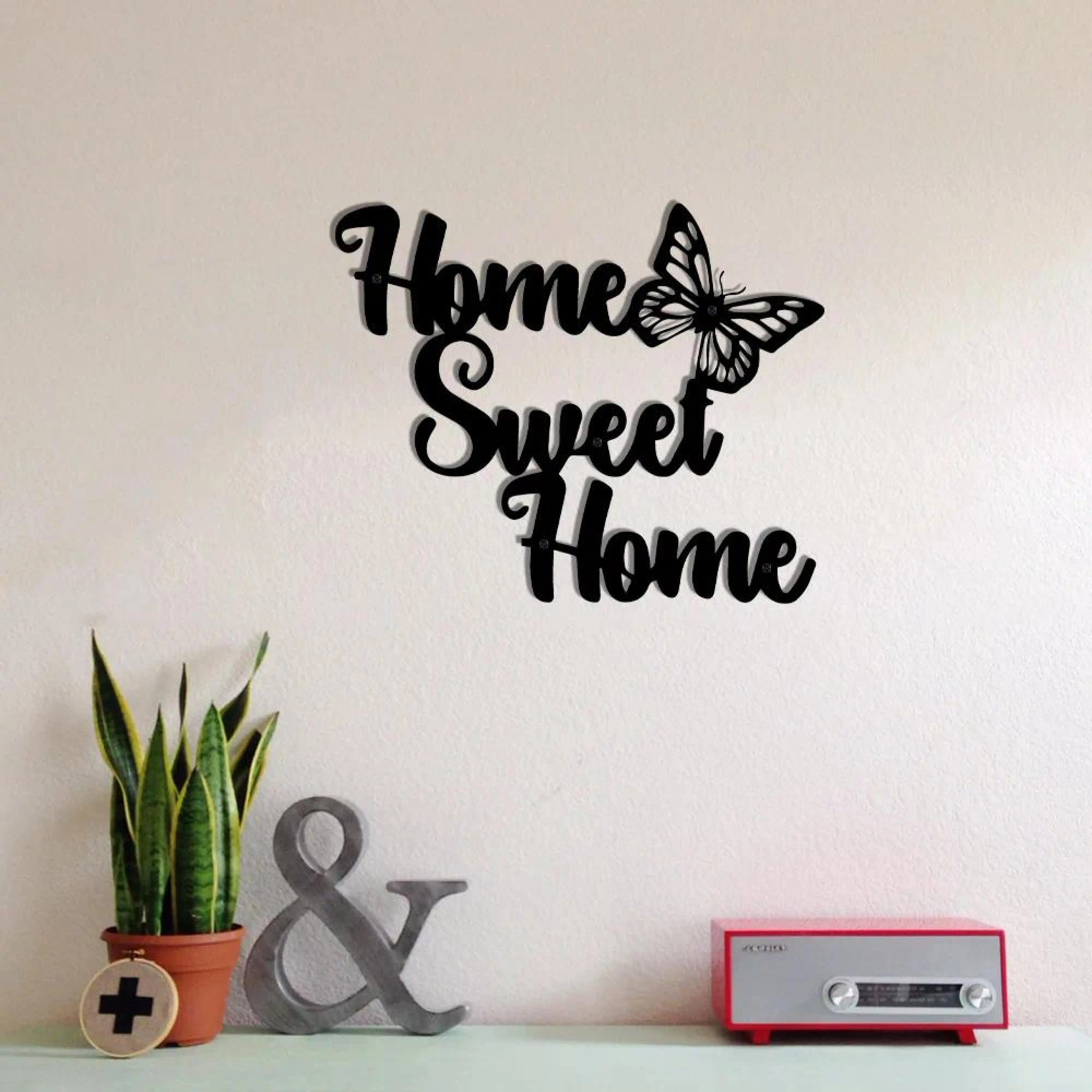 

Home Sweet Home Signs Metal Wall Art to Hang Decorative Ornaments Room Decoration Rustic Decor