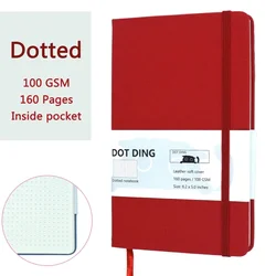Enhanced A5 Notebook for Student Financial and Academic Planning, 160 Pages (Red A5)