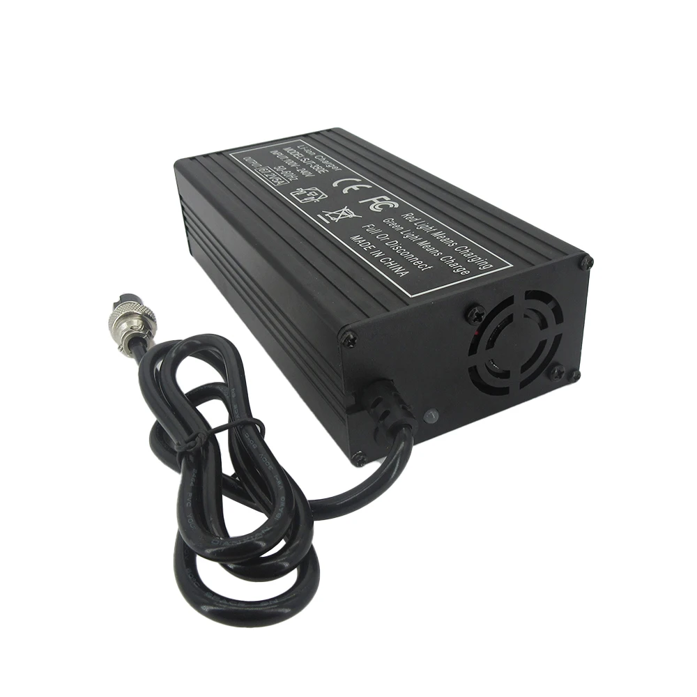 Carregador Rápido de Ebike para a Bicicleta Elétrica Lítio Li-íon Bicicleta Elétrica Trotinette Bateria da Motocicleta Carregadores Espertos 16s 60 v 60 v 10a 60 v 10a - Image 5