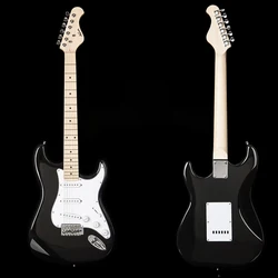 Black Junior – guitare électrique Aldult Rock, Instrument de musique électronique à 7 cordes de haute qualité, JD50JT 