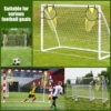 1/2pcs Soccer Training Shooting Net Equipment Football Training Target Net Goal Youth Free Kick Practice Shooting Soccer Topshot 5