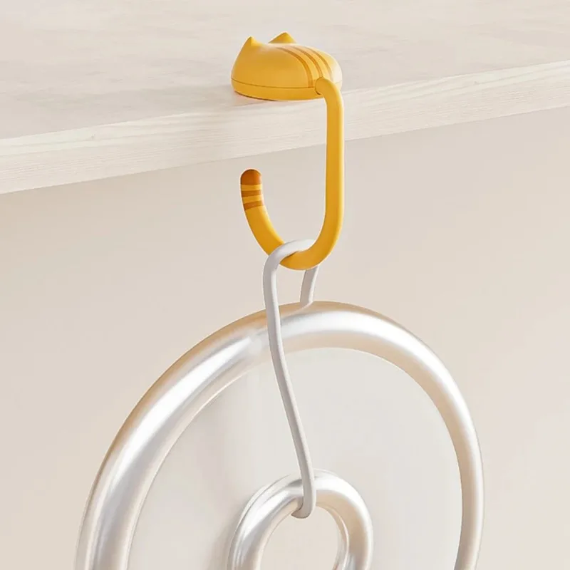 2PCS Removable Table Edge Hook, Reusable, Suitable for Various Table Edges, Can Be Used To Hang Backpacks, Wallets, Etc,