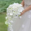 Horseshoe flower wedding bridal bouquet hand tied bridesmaid bouquet artificial flower home holiday party flower material