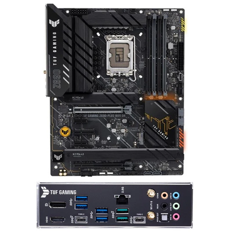 Scheda Madre Intel Z690 Tuf Gaming Z690-Plus Wifi D4 Usata Scheda Madre Desktop Originale Lga 1700 Ddr4 128Gb M.2 Nvme Usb3.0 Sata3