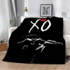 The Weeknd XO Minimalist Poster Printed Blanket Picnic Blankets Warm Blanket Soft and Comfortable Home Travel Birthday Gift 6