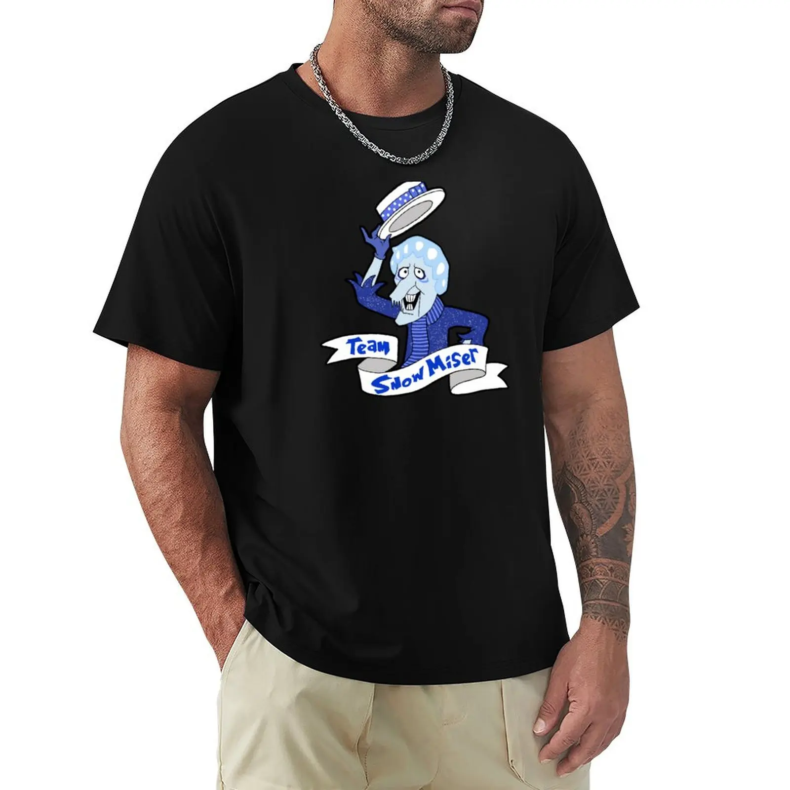 

Team Snow Miser T-shirt kawaii clothes plus sizes mens big and tall t shirts