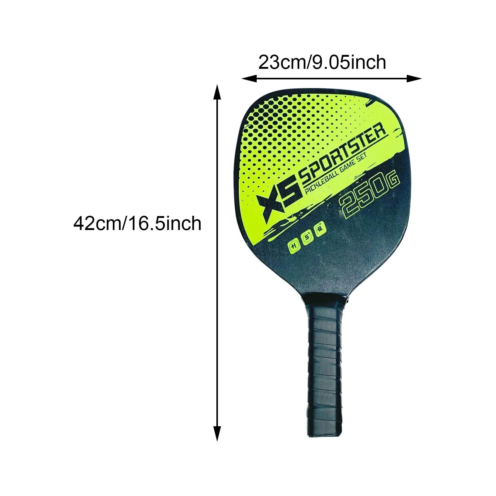 Pickleball Paddle Pickleball Racket Wooden Portable with Ergonomic Grip for