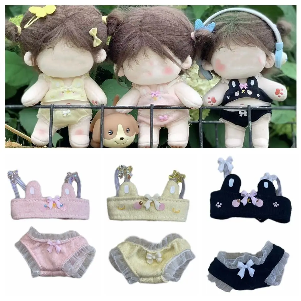 

Multicolor Doll Swimsuit 10cm/20cm Playing House Miniature Bikini Changing Dress Game Toys Clothes Cartoon Ears Swimwear
