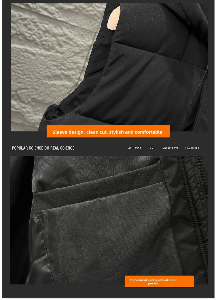 PlatiNum Men's Hooded Vest - Hood Detail