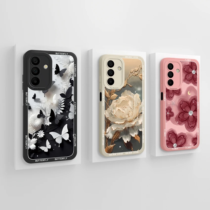 Beautiful Prairie Lamb Pattern Soft Liquid Silicone Phone Case
