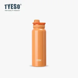 Tyeso High - Capacity Stainless Steel Insulated Travel Mug - 1200ML (Orange)