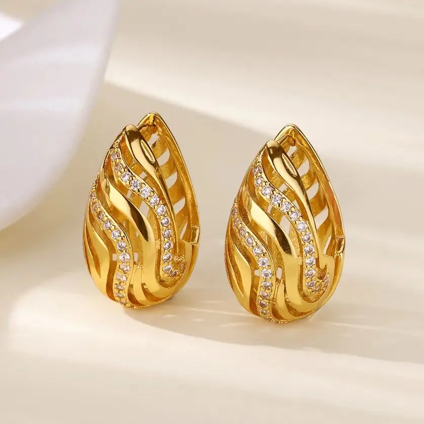 Waterdrop Stainless Steel Earrings for Women