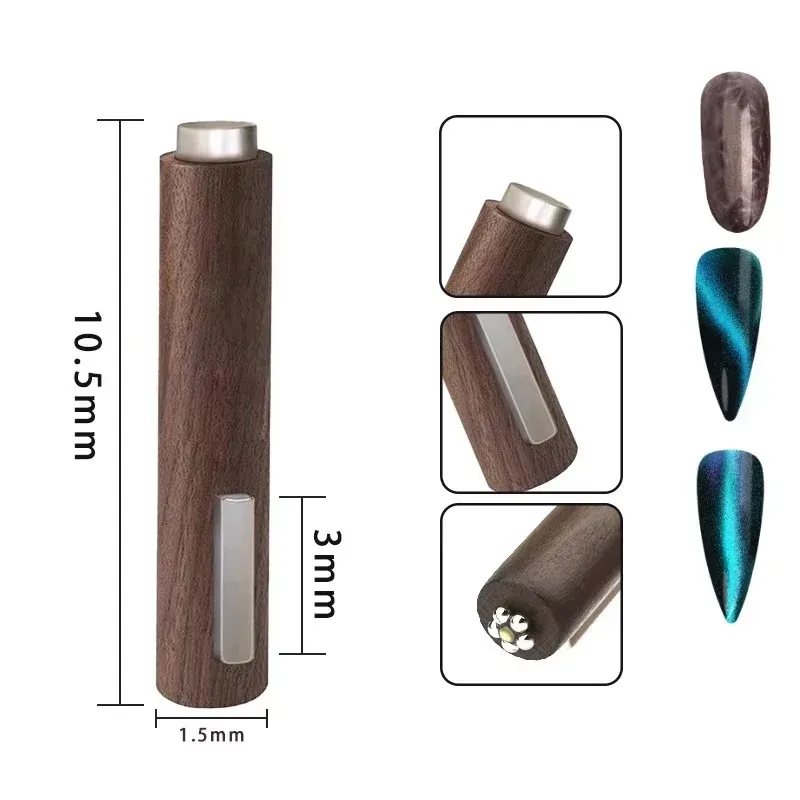 Cat eye nail tool Strong Magnetic Stick 3-IN-1 Magnet Pen Nails Art Design Glitter Effect Manicure