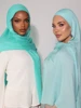 106994-1121ae.jpg Mini Hijab Modal avec sous-bonnet – Ensemble Basique Extensible, Foulard Fin et Respirant, Protection Solaire, Voile 165*50cm