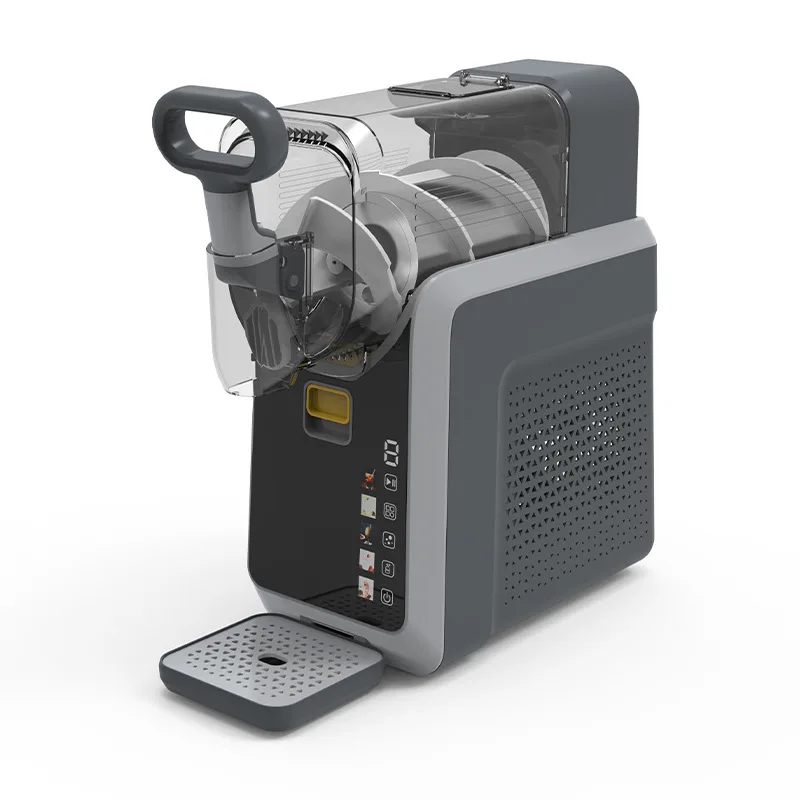 מכונת גלידה אוטומטית עם מדחס קירור עצמי, שימוש מסחרי וביתי, מכונת יוגורט/ג'לטו קפואה חשמלית,