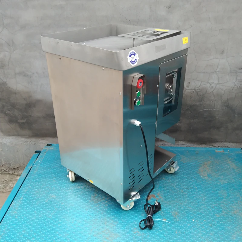 Industrial Fresh Meat Slicer And Shredder High Capacity Pork Fish Beef Meat Slicing Shredding Machine 5