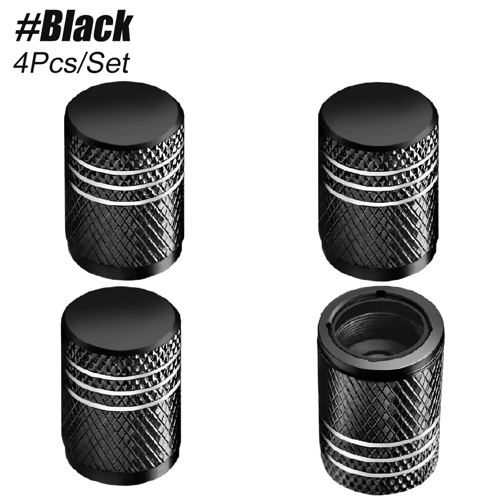 4PCS Corrosion-Resistant Leak-Proof Tire Valve Caps - Universal Fit