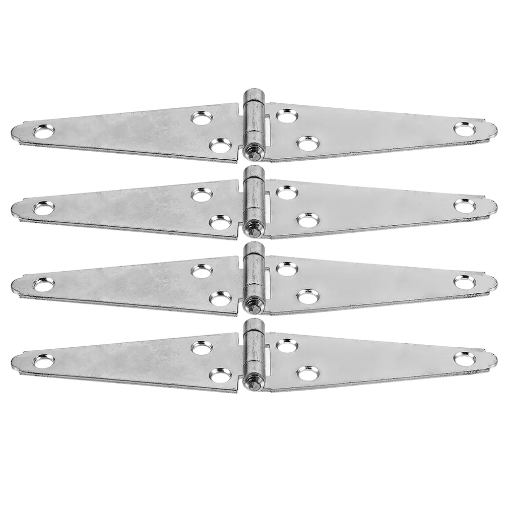4 Pcs Door Hinge Hinges for Wooden Fence Garage Gate Kit Shed Hardware Heavy Duty Window Blinds