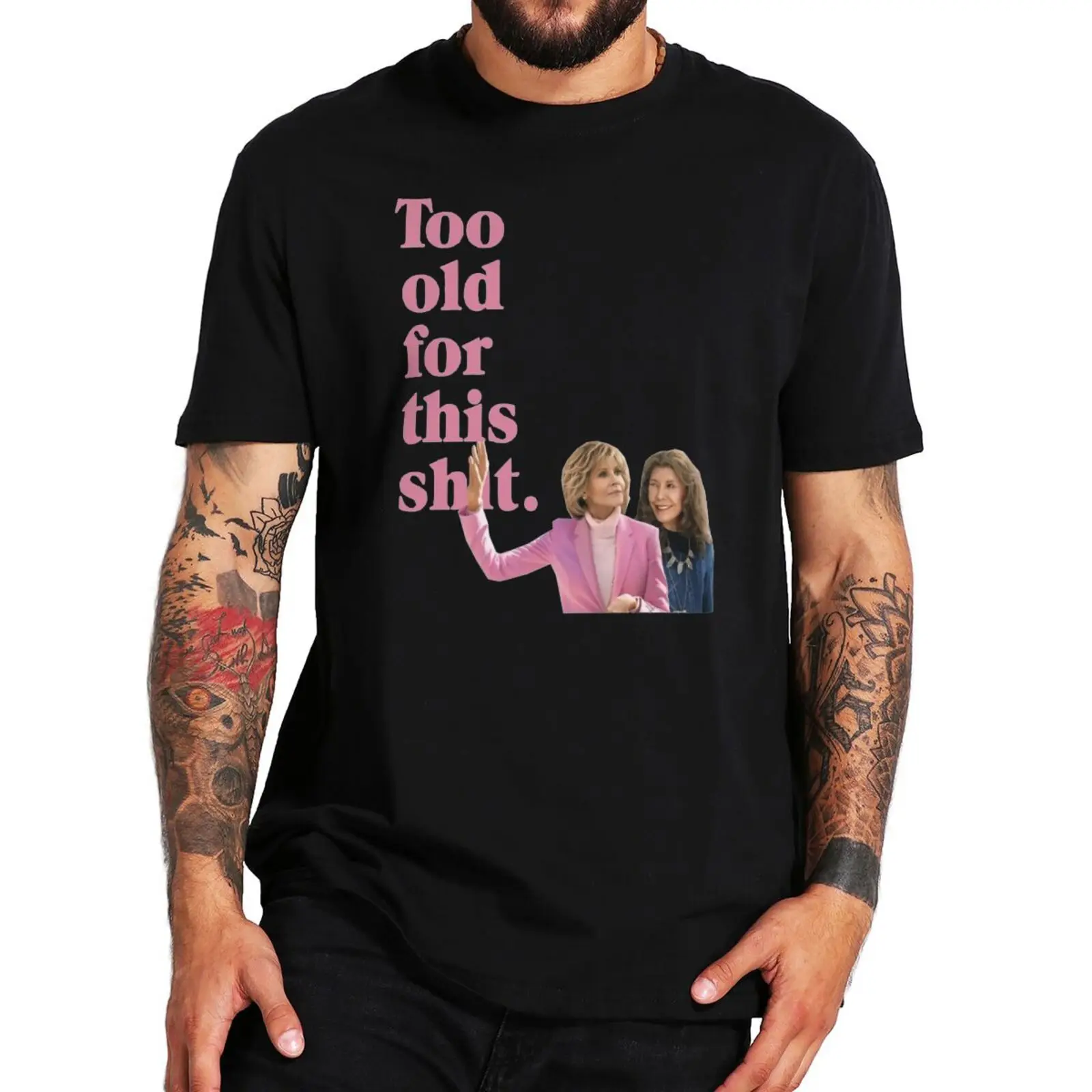 Смешная футболка Grace And Frankie Классическая американская комедия ТВ-сериал из 100%