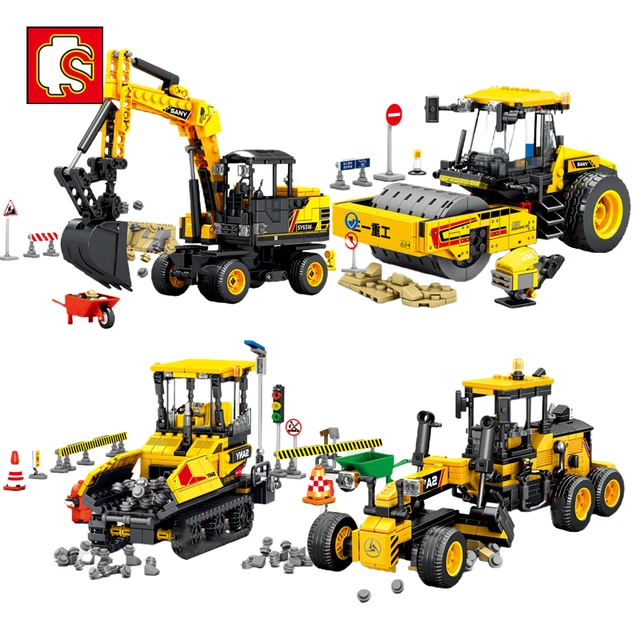 놀라운 할인! SEMBO 도시 굴삭기 엔지니어링 차량 빌딩 블록 키트 놀라운 할인! SEMBO 도시 굴삭기 엔지니어링 차량 빌딩 블록 키트