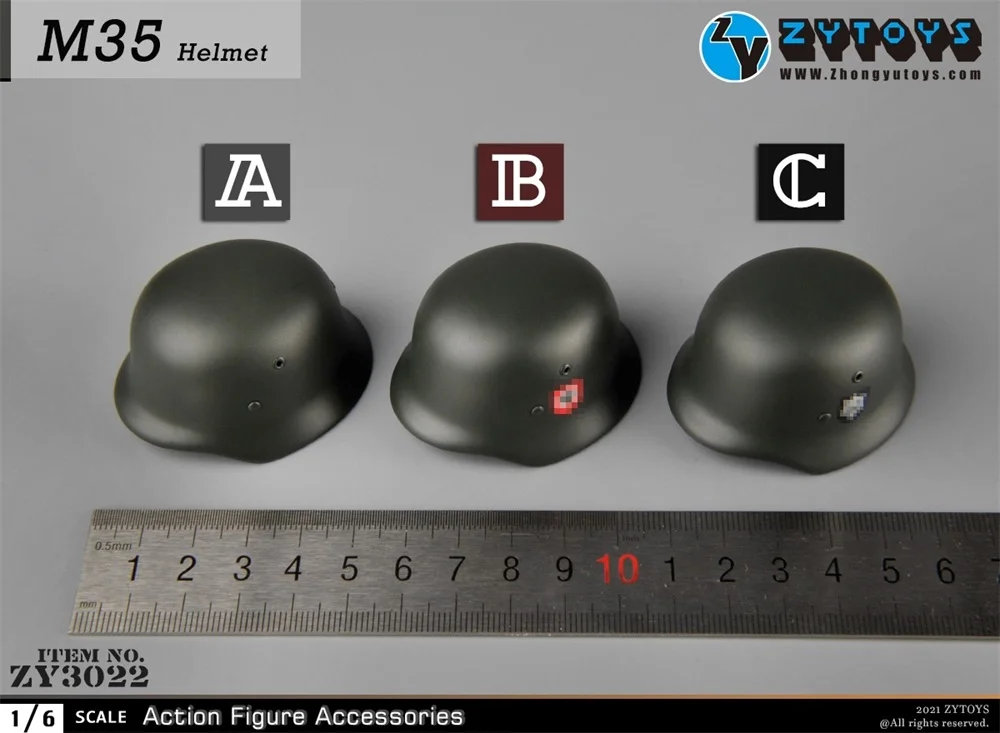 

DID 1/6th WWII Series Soldier Army Force M35 Metal Helmet Model For 12inch Action Doll Collect