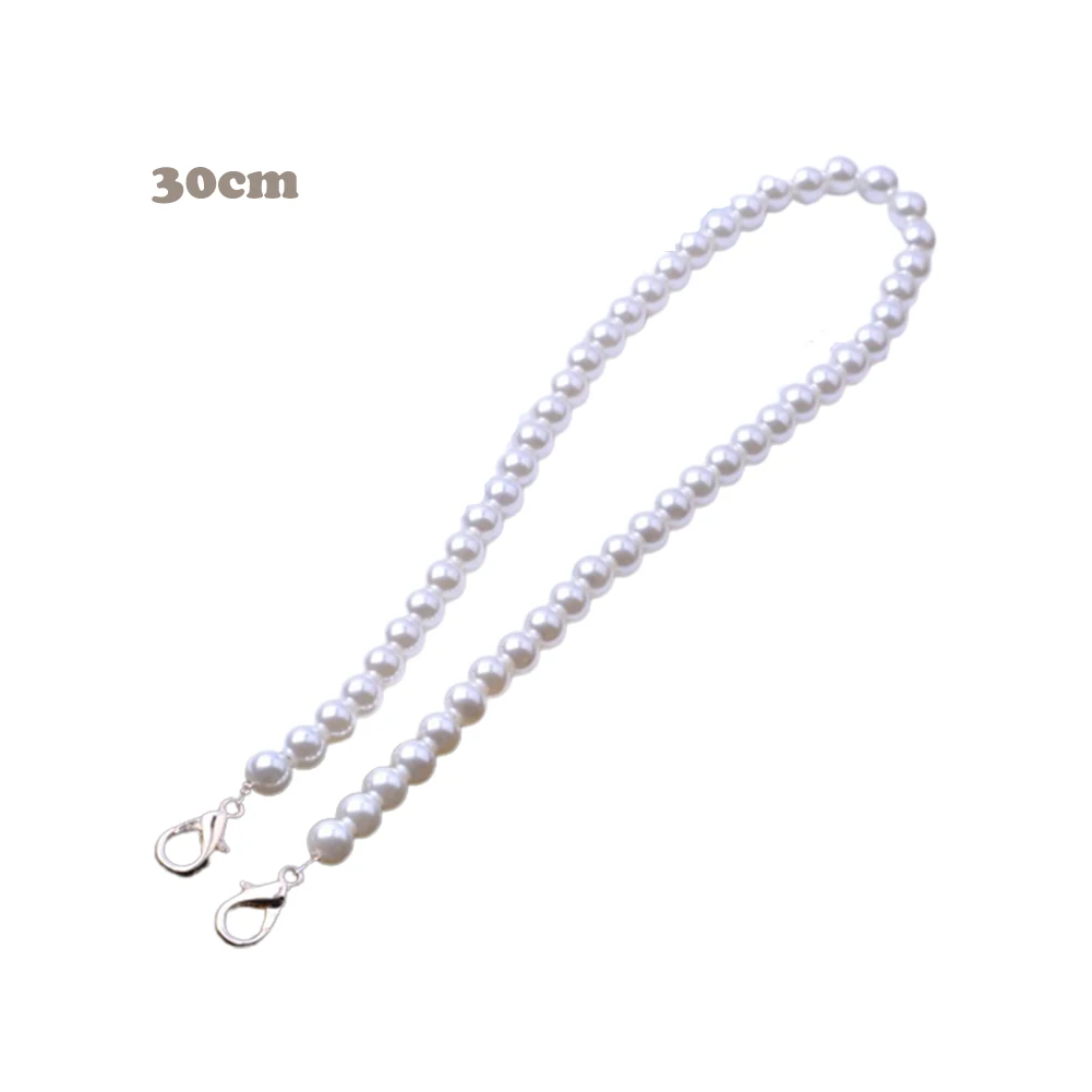 Handbag Replacement Big Pearls Chain Shoulder Bag Strap DIY Purse Chains Handles New Bag Accessories 30/50/70/90CM