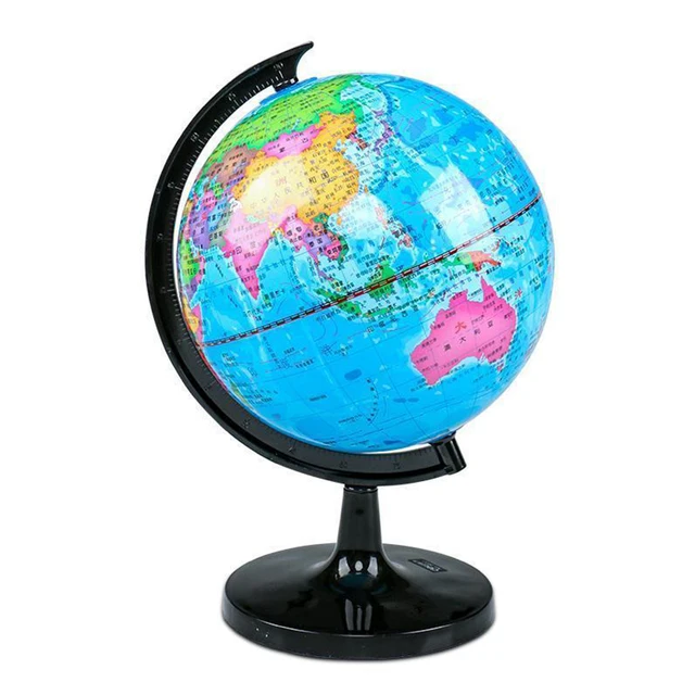 Children 4 Educational Geography Map Learn Decoration Earth Rotating Globe Student Aids World 360-degree Teaching Globe Size