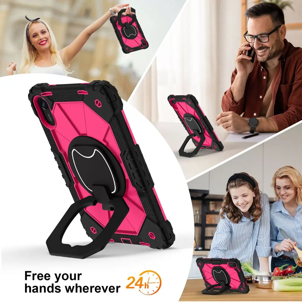 Kids Armor Shockproof Tablet Case with Wristband Cover