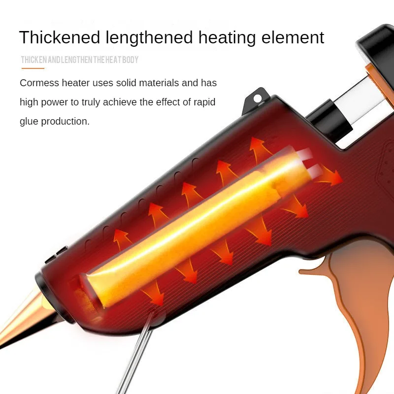 Hot Melt Glue Gun 30/50/160W Mini Household Industrial Guns Heat Temperature Thermo Electric Repair Tool Use 7/11mm Glue Sticks