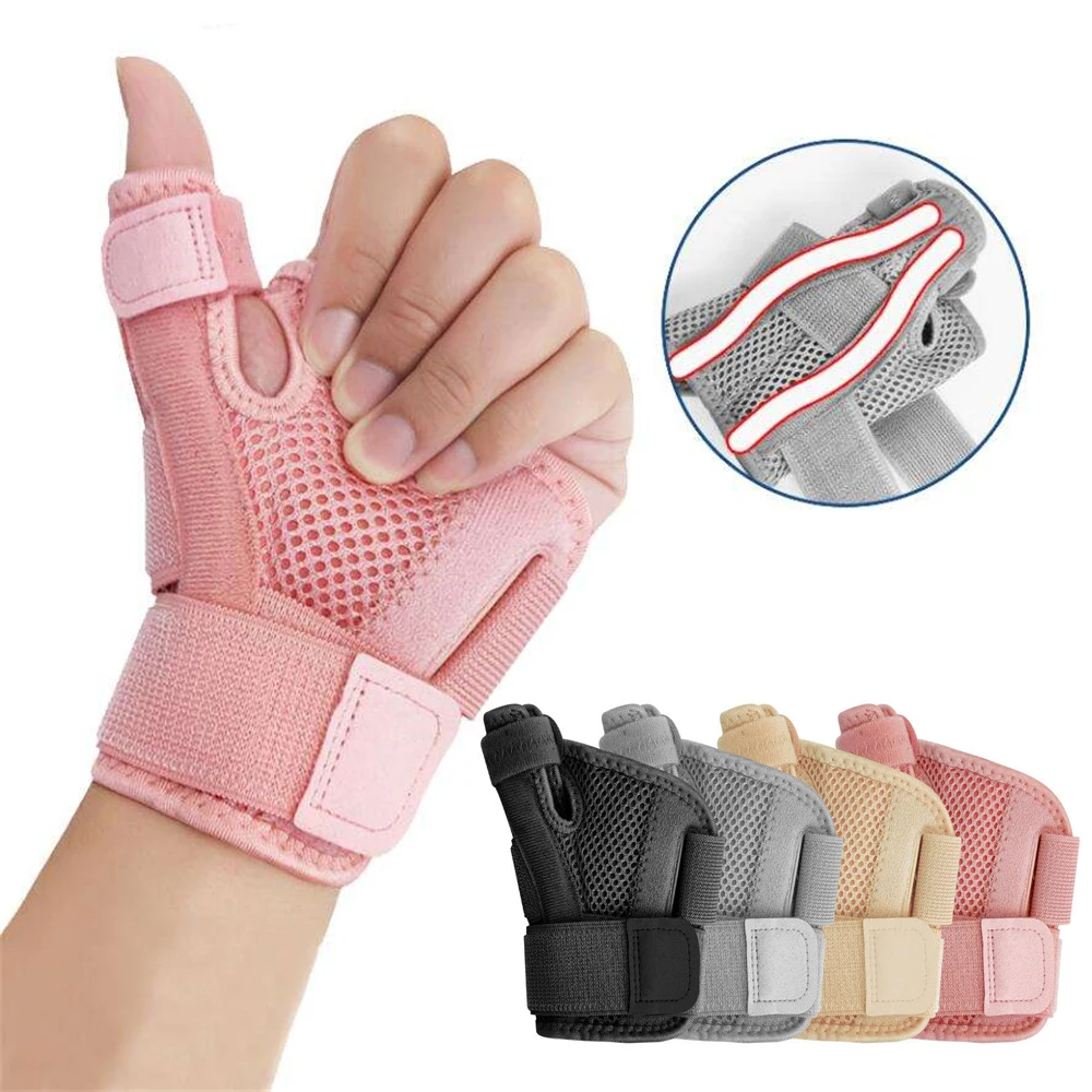 1PC Thumb Splint Stabilizer Wrist Support Brace Protector Carpal Tunnel Tendonitis Pain Relief Right Left Hand Immobilizer 6