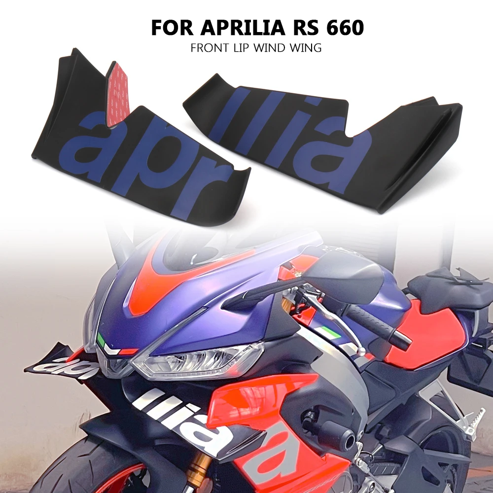 

For APRILIA RS 660 RS660 rs660 Motorcycle ABS Front Headlight Fairing Beak Cowl Cover Extender Aerodynamic Winglets