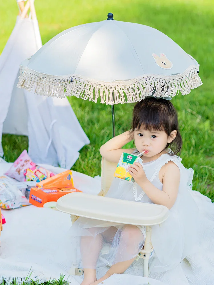 Children's Picnic Chair Baby Outdoor Portable Dining Chair Folding Baby Camping Beach Photography