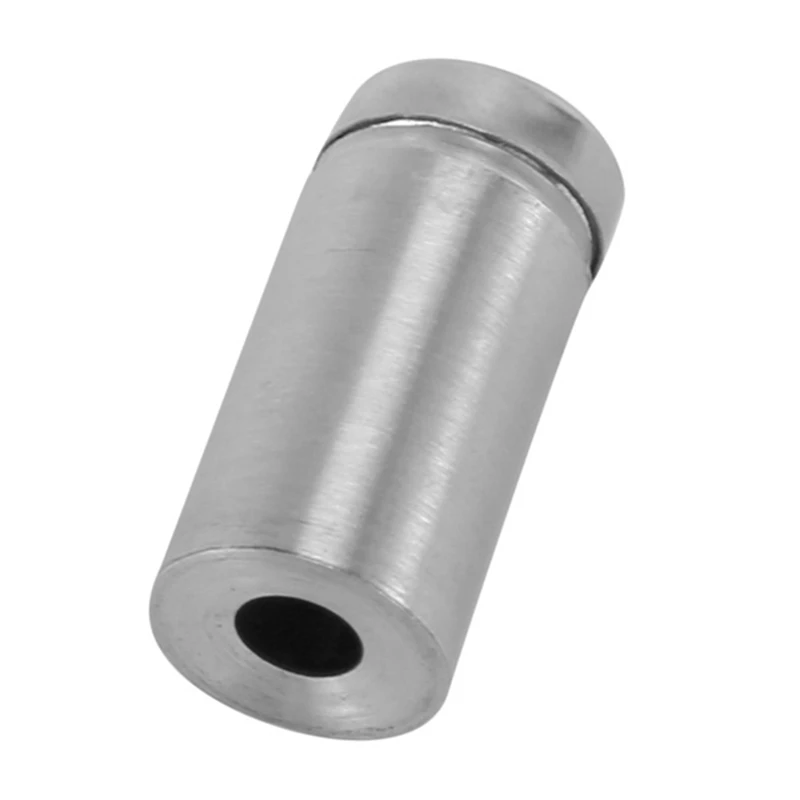 100 팩 사인 스탠드 오프 나사, 스테인레스 스틸 벽 스탠드 오프 마운트, 유리 아크릴 네일, 광고 나사, 1/2x1 인치