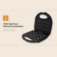 Nut Bread Baking Machine Sandwich Iron Toaster Non-stick Pan DIY Snacks Dropshipping 2