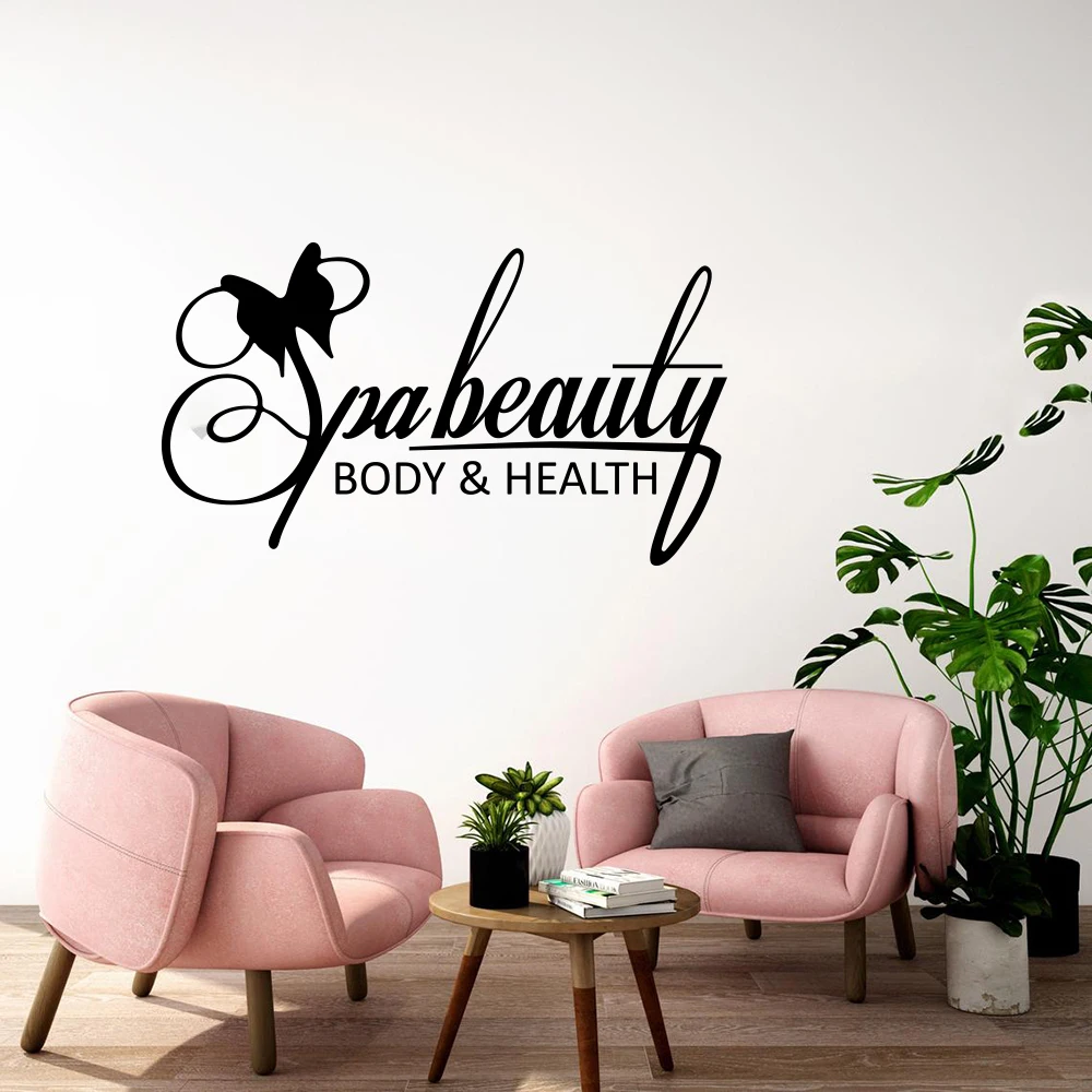 

Spa Salon Body Health Relax Therapy Wall Sticker Decal Studio Shop Vinyl Home Decor