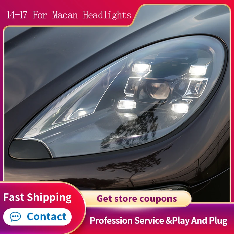 Car Styling Headlights For 20142017 Macan Porsche ,led Headlight
