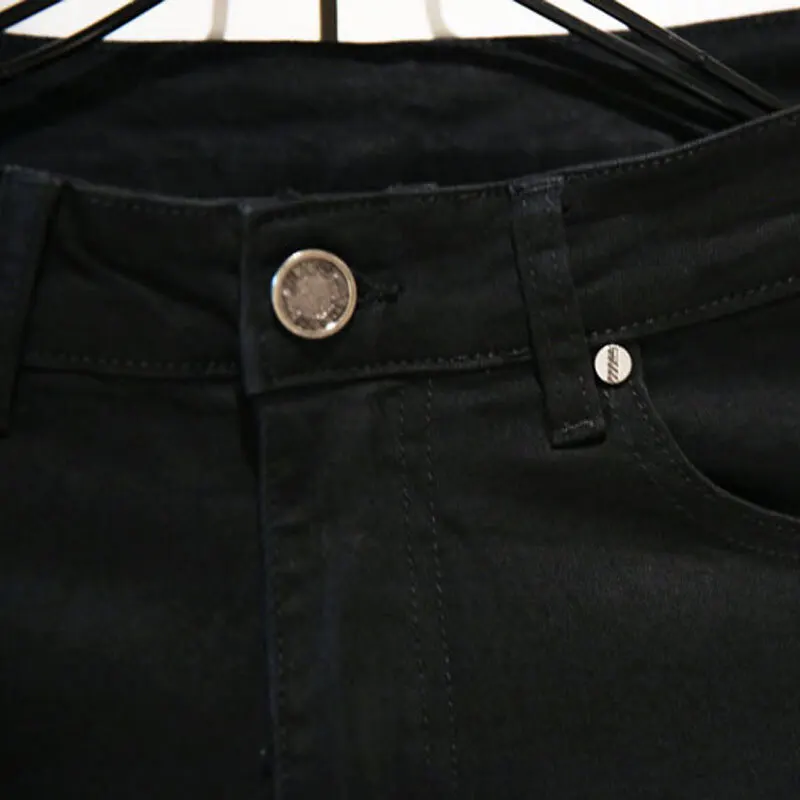 Men Jeans Pants Korean Zipper Patchwork Men Zip Pants Denim Straight Pant Male Streetwear Hip Hop Vintage Fashion Jeans Trousers 4