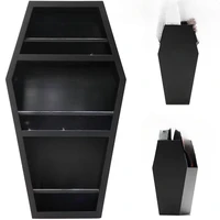 Gothic Storage Rack Coffin Shaped Display Rack Perfume Toiletries Storage Rack Makeup Brush Storage Box Multi-function Storage 2