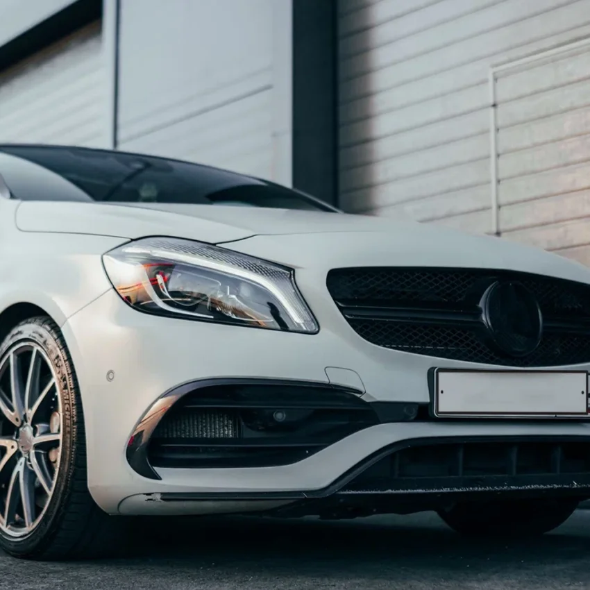 메르세데스-벤츠 A-클래스 W176 AMG-라인 A45 2015 2016 2017 2018 프론트 범퍼 스포일러 스플리터 트림 하단 에어벤트 카나드
