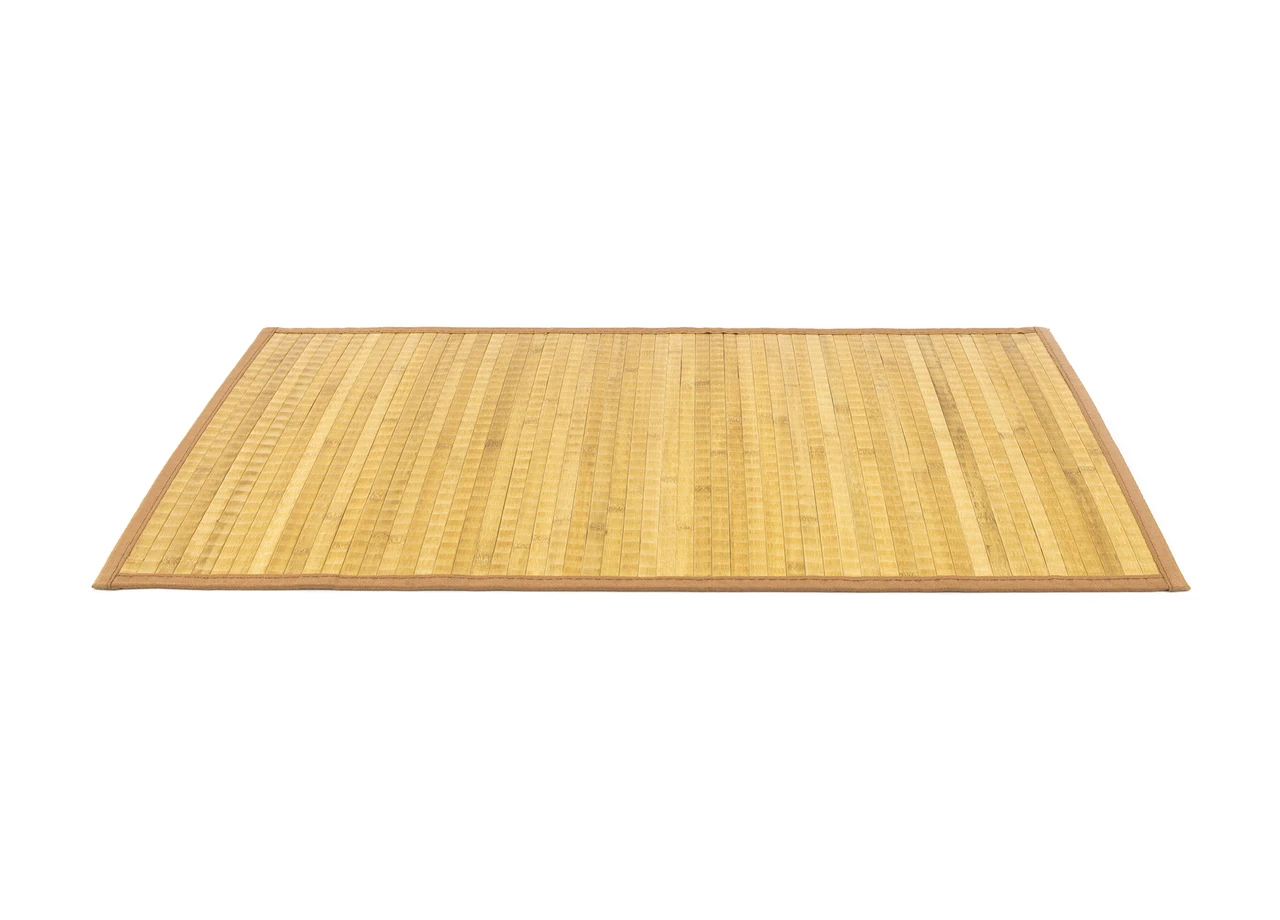 Tradineur - Alfombra pasillera de bambú de 67x200 cm. Alfombra de bambu  para cocina, pasillo,dormitorio.Alfombra de bambú para i