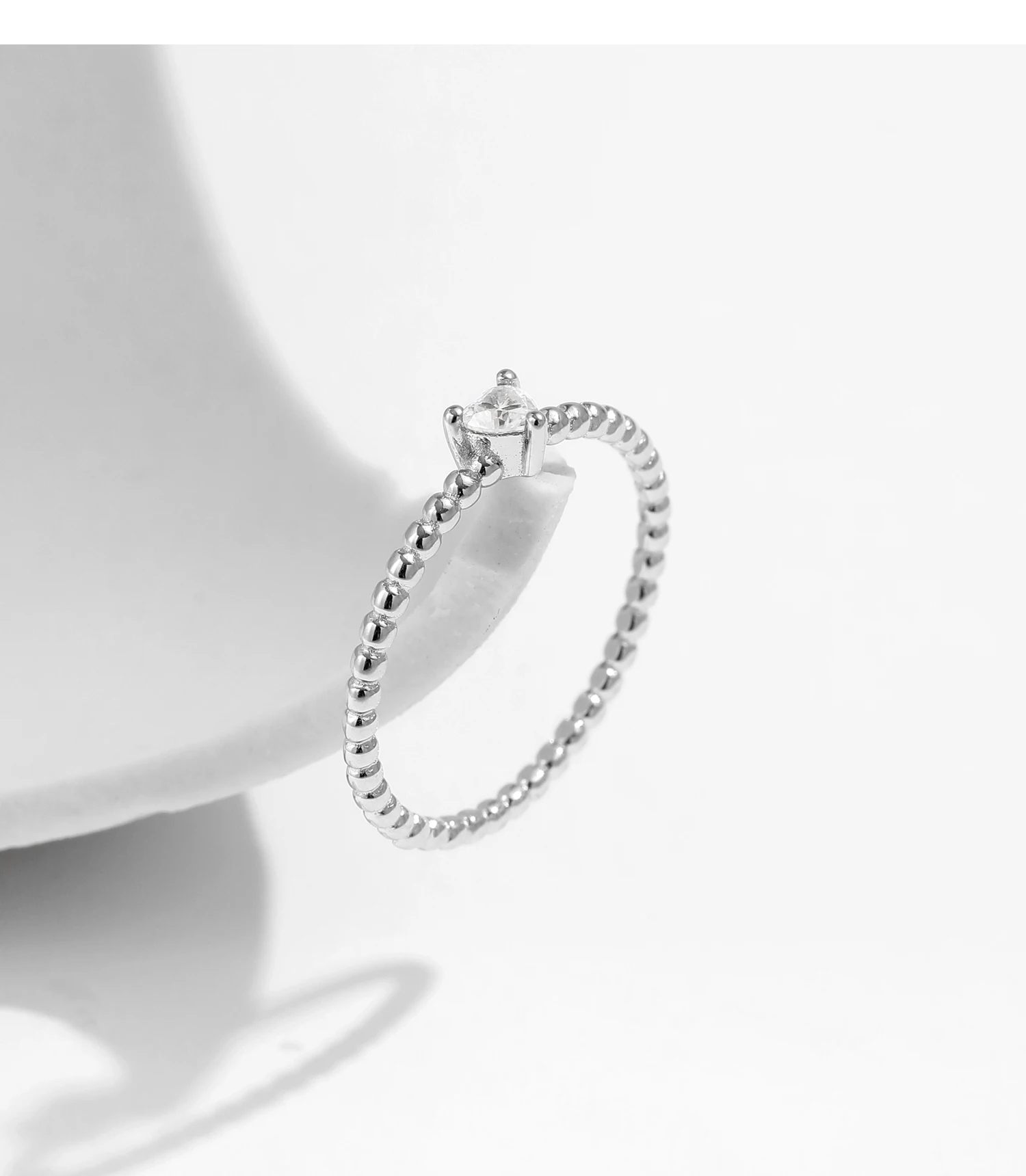 MODIAN D Color Heart Moissanite Engagement Rings For Women 925 Sterling Silver Lab Diamond Wedding Statement Jewelry