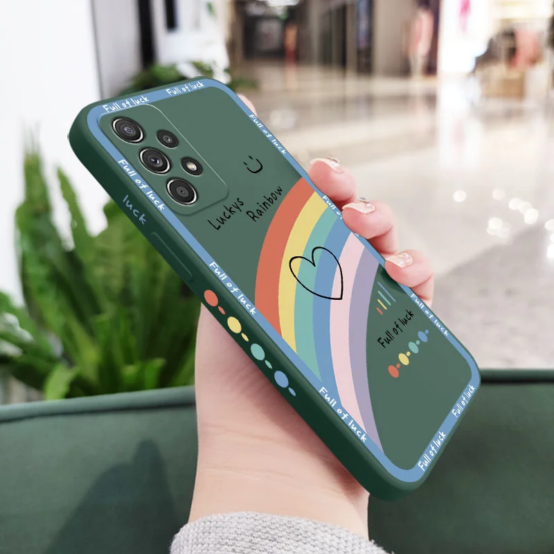 Rainbow Heart Phone Case - Vibrant Protective Design