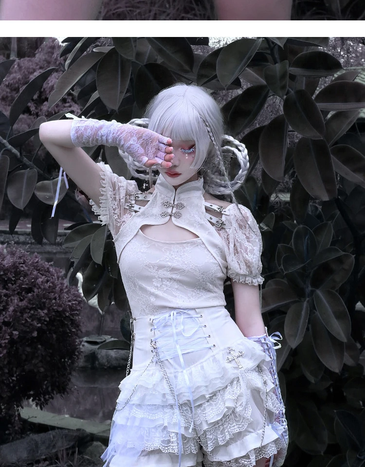 Japanese Lolita White Skirt Shorts