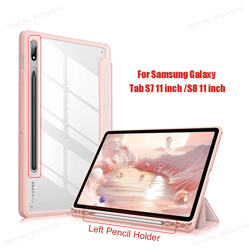 For Samsung Galaxy Tab S9 S8 S7 Plus FE 12.4inch Case