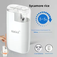 Electric Pencil Sharpener for Artists Kids Adults Colored Pencils Battery-Operated, Portable, Manual/Electric Compatible 5