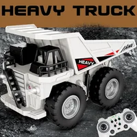 1/24 Scale RC Dump Truck and Excavator Toy 11 Channels Lights  Horn Sounds Perfect Kids Birthday Gift 1
