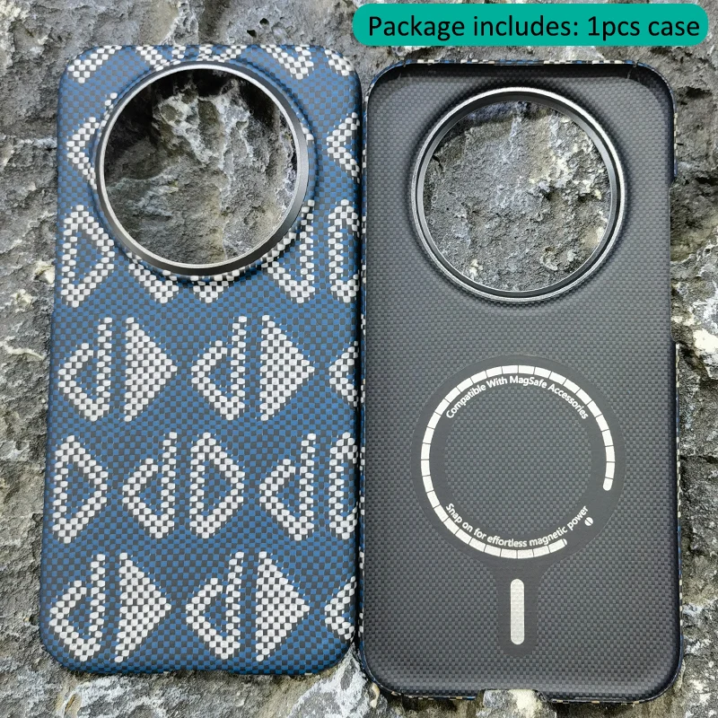 Magsafe Magnetic Carbon Fiber Aramid Case - Premium Fabric Design