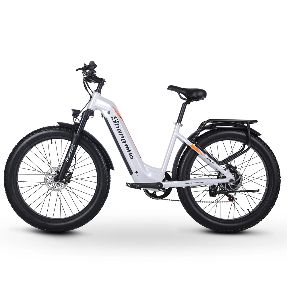Shengmilo Città Ebike 1000W Bafang E-Bike 26 Pollici Bicicletta Elettrica Mx06 Electric Bike Bici Elettrica Adulto Elettrica Mountain Bike Fatbike  Fa